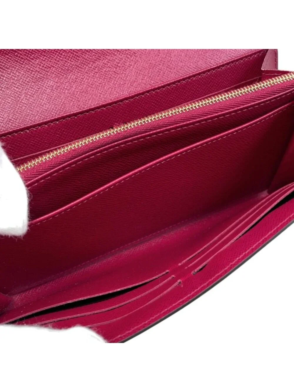 Louis Vuitton Bifold Wallet Portefeuille Sarah Monogram Fuchsia Pink